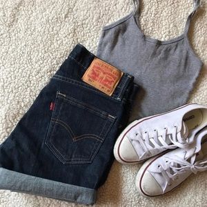 511 Levi's cut off jeans